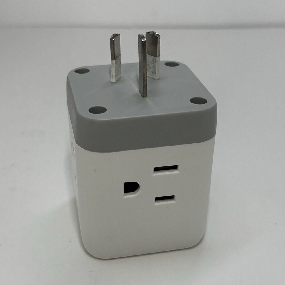 Tessan Us to Australia/China Travel Plug Adatper with 3 outlets 2 USB Ports